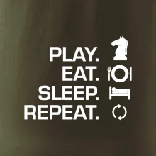 Eat sleep play - šach Eat sleep play - šach