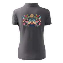 Folklór - dva farebné vtáčiky