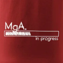 In progress titul MgA. magister / magistra umenia