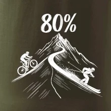 Narodeniny cyklista a lyžiar 80