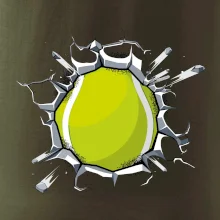 Tenisová loptička v triku