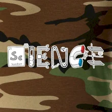 Science věda nápis
