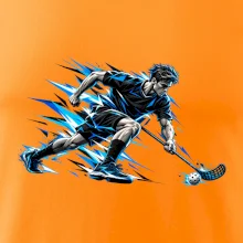 Florbalový sprint v modrých blescích