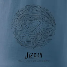 Jizera - vrstevnice v kruhu