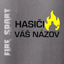 Hasiči - Váš názov - FLUO + Reflexná potlač