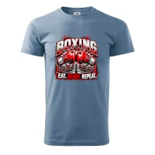 Boxerské rukavice v ringu eat sleep repeat