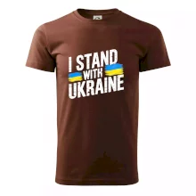 I stand with ukraine tlačiaci nápis