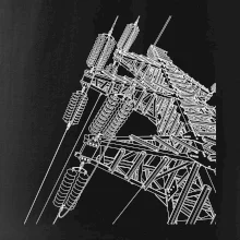 Nákres stožiara vysokého napätia