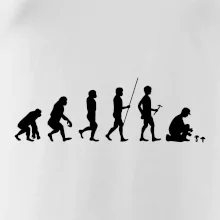 Evolúcia hubár muž Evolúcia hubár muž