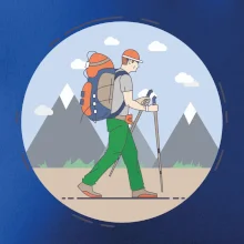 Farebný párový motív na hory