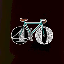 Narodeniny 40 rokov na bicykli