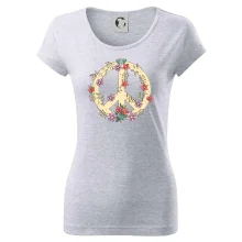 Peace symbol pieskový