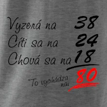 Vyzerá, cíti sa, chová sa - 80 rokov Vyzerá, cíti sa, chová sa - 80 rokov