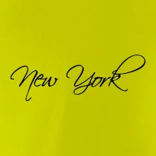 New York nápis písacím New York nápis písacím