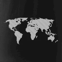 Mapa sveta odtlačok