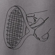 Tenisová raketa jedným ťahom