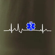 EKG rescue modrá hviezda