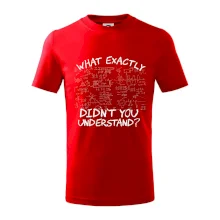 What exactly didn't you understand - physics What exactly didn't you understand - physics