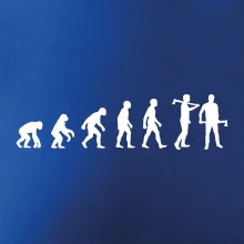 Evolúcia drevorubač - sekera Evolúcia drevorubač - sekera