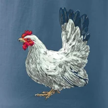 Sliepka kreslená biela