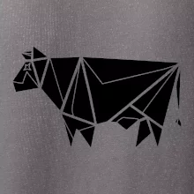 Origami krava z boku