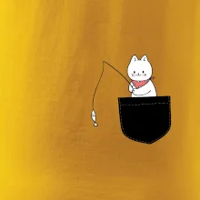 Mačka s rybou vo vrecku Mačka s rybou vo vrecku