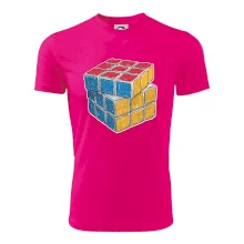 Rubikova kocka kreslená