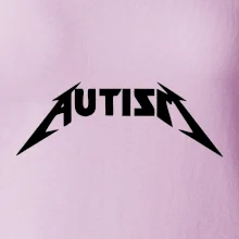 Autism rock nápis