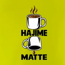 Hajime matte káva judo