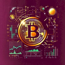 Bitcoin logo s grafmi Bitcoin logo s grafmi