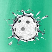 Florbal lopta v triku