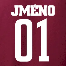 Futbalový dres - vlastné meno a číslo