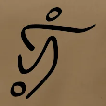 Fotbalista silueta Fotbalista silueta