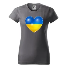 Ukrajina srdce vlajka