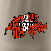 Mapy - názvy miest - Švajčiarsko