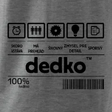 Čiarový kód - dedko
