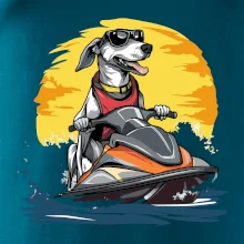 Chrt na vodnom skútri