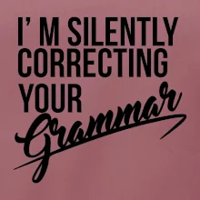Correcting grammar