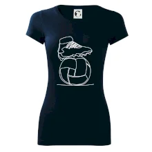 Futbalová lopta kopačka jedným ťahom Futbalová lopta kopačka jedným ťahom