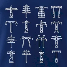 Typy stožiarov vysokého napätia
