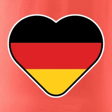 Germany love veľké - Nemecká vlajka Germany love veľké - Nemecká vlajka