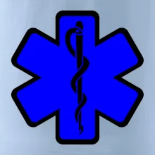 Rescue - Hviezda na prsníku + nápis na chrbte Rescue - Hviezda na prsníku + nápis na chrbte