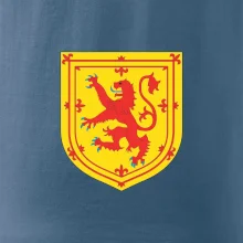 Škótsky lev na hrudi