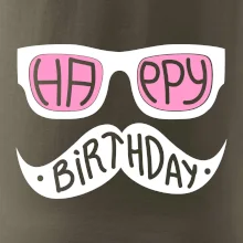 Mustache narozeniny - okuliare