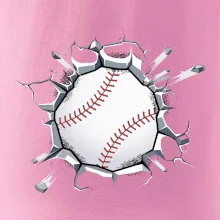 Baseball lopta v triku