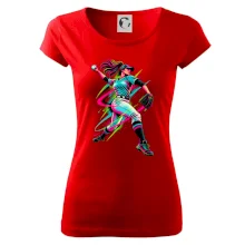 Baseballová nadhazovačka neonový pop art