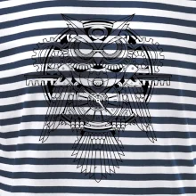 Steampunk sova čiernobiela Steampunk sova čiernobiela