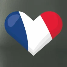 Francúzska vlajka srdca