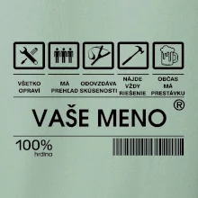 Vaše meno - čiarový kód