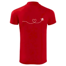 Dráha letu včely - srdce Dráha letu včely - srdce